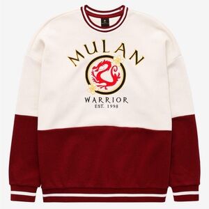 Disney Mulan Warrior Crewneck Size Small/Medium